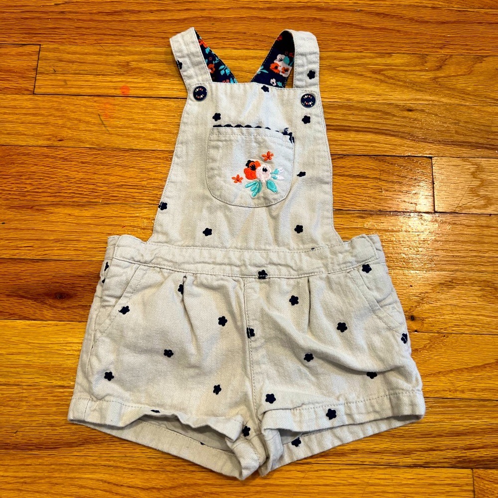 Sergeant Major French Boutique Brand Embroidered Floral Overall Jumper